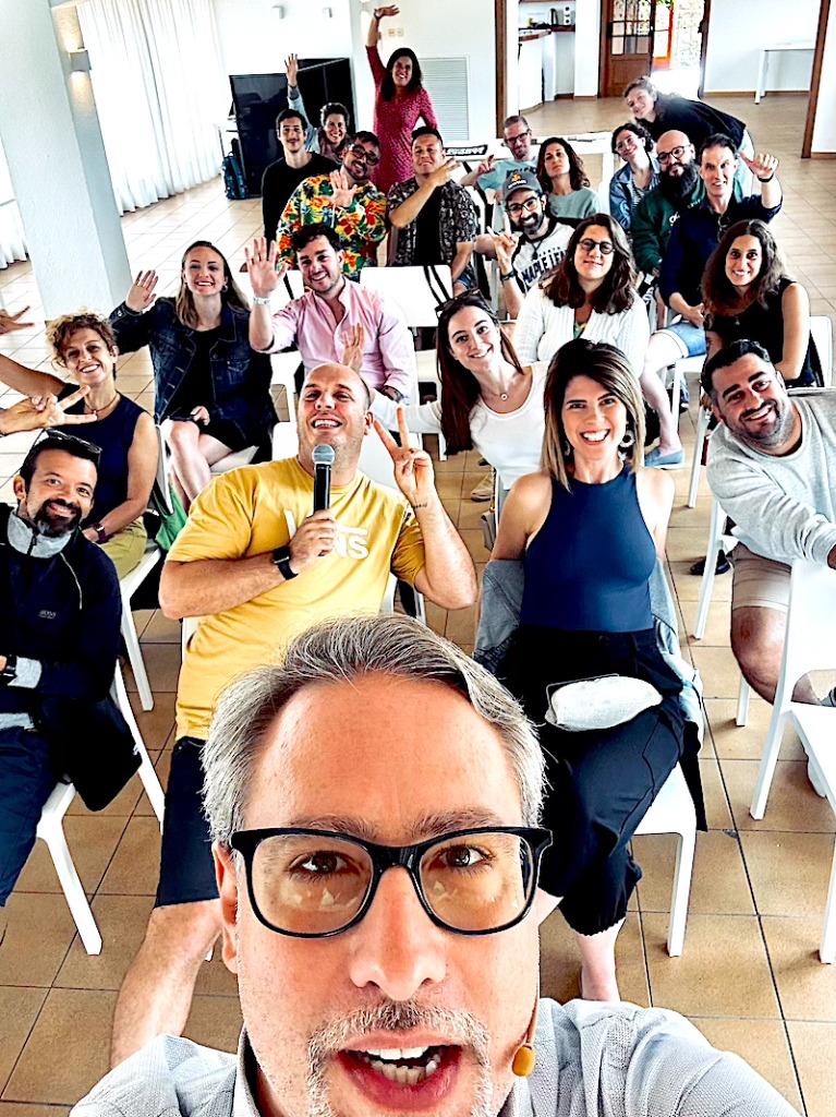 Stefano De Carlo con la community dell'Ecosistema AMA